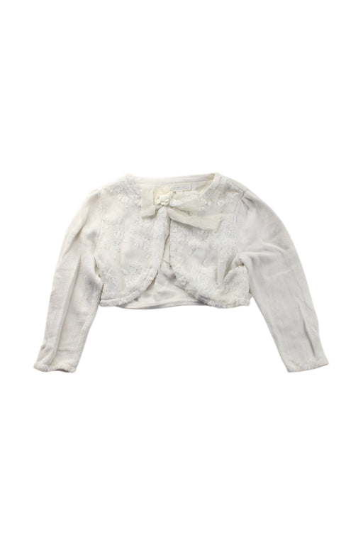 A White Long Sleeve Tops from Nicholas & Bears in size 4T for girl. (Front View)