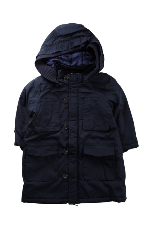 A Navy Coats from Nicholas & Bears in size 2T for neutral. (Front View)