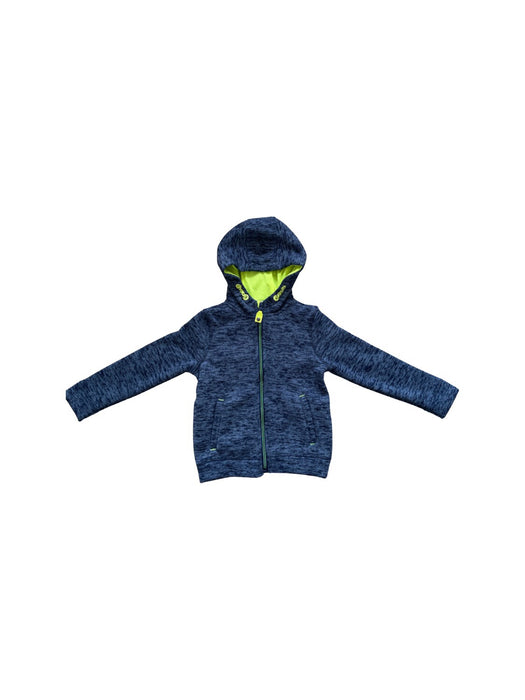 A Blue Hooded Sweatshirts from DPAM in size 5T for boy. (Front View)