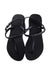 A Black Flip Flops from Havaianas in size 10Y for neutral. (Back View)