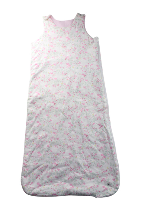 A Pink Sleepsacs from Petit Bateau in size O/S for neutral. (Front View)