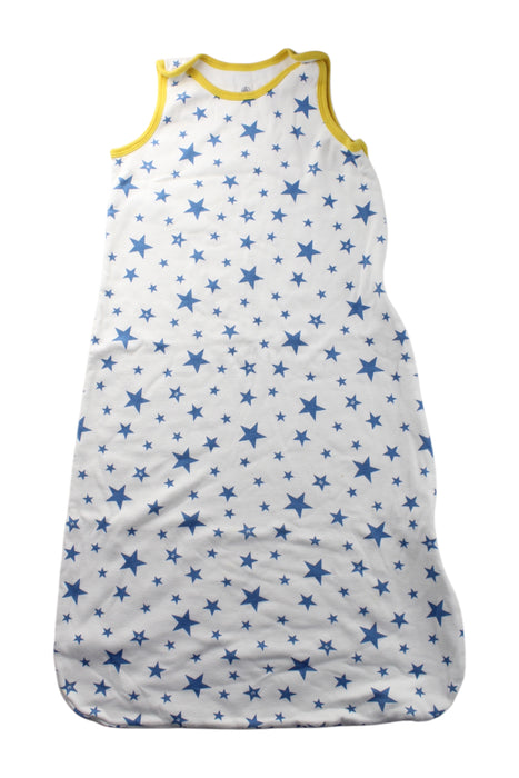 A White Sleepsacs from Petit Bateau in size O/S for neutral. (Front View)
