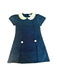 A Blue Short Sleeve Dresses from Rachel Riley in size 6T for girl. (Front View)