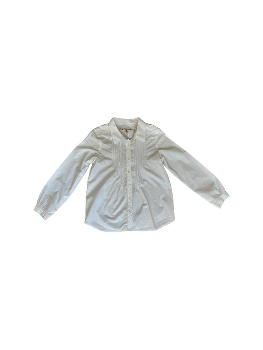 A White Long Sleeve Shirts from Bonpoint in size 8Y for girl. (Front View)