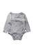A Grey Long Sleeve Bodysuits from Vertbaudet in size 6-12M for neutral. (Front View)