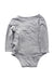 A Grey Long Sleeve Bodysuits from Vertbaudet in size 6-12M for neutral. (Back View)