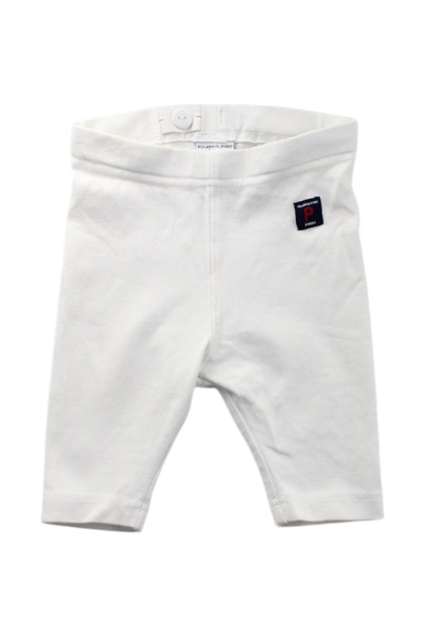 A White Casual Pants from Polarn O. Pyret in size 6-12M for neutral. (Front View)