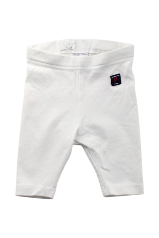 A White Casual Pants from Polarn O. Pyret in size 6-12M for neutral. (Front View)