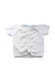 A White Short Sleeve Tops from Emile et Ida in size 3-6M for neutral. (Back View)
