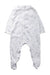 A White Onesies from Magnolia Baby in size 3-6M for neutral. (Front View)
