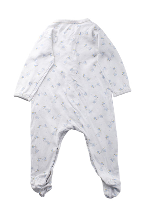A White Onesies from Magnolia Baby in size 3-6M for neutral. (Back View)