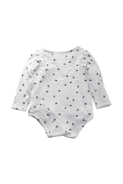 A White Long Sleeve Bodysuits from Vertbaudet in size 6-12M for neutral. (Back View)