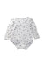 A White Long Sleeve Bodysuits from Vertbaudet in size 6-12M for neutral. (Back View)