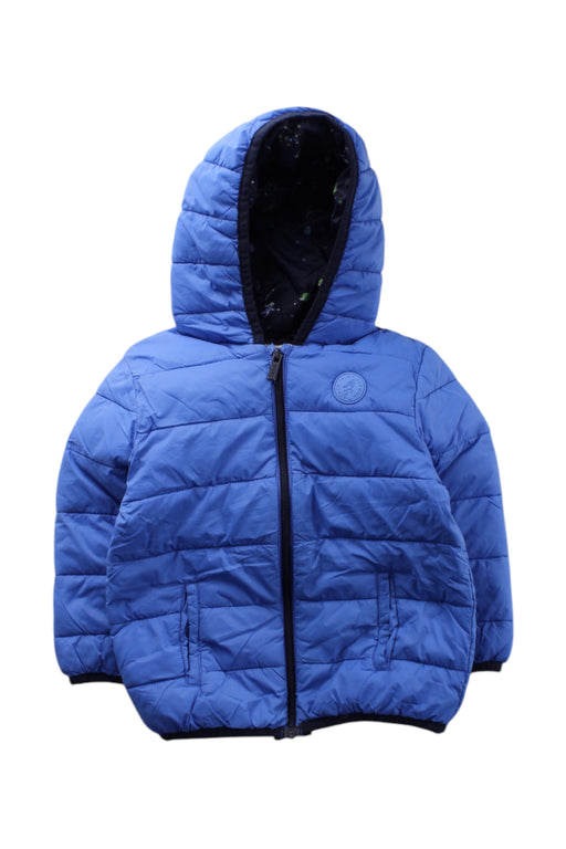 A Blue Puffer/Quilted Coats & Outerwear from Mayoral in size 2T for neutral. (Front View)