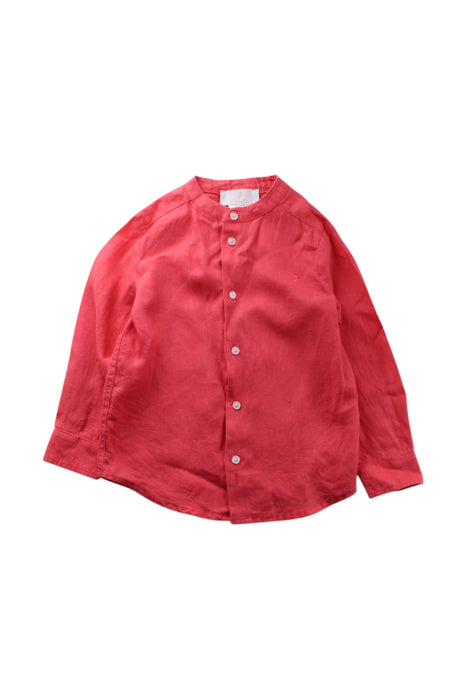 A Red Long Sleeve Shirts from Jacadi in size 4T for neutral. (Front View)