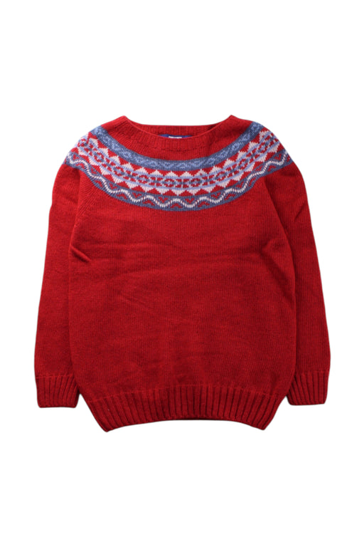 A Red Knit Sweaters from Thomas Brown in size 4T for neutral. (Front View)