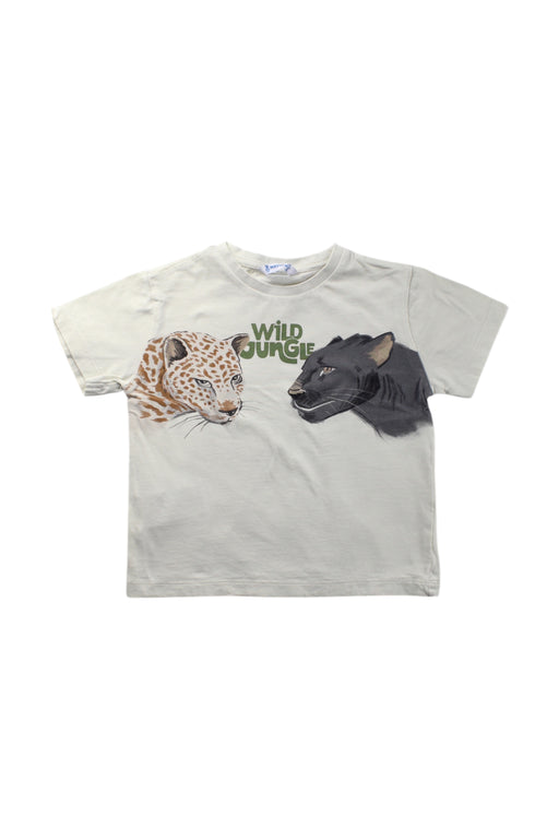 A Beige Short Sleeve T Shirts from Mayoral in size 3T for neutral. (Front View)