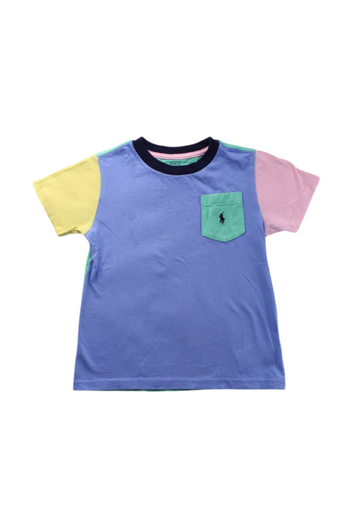 A Multicolour Short Sleeve T Shirts from Polo Ralph Lauren in size 3T for neutral. (Front View)