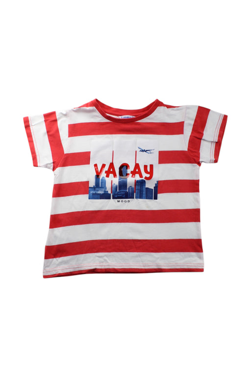 A Red Short Sleeve T Shirts from Mayoral in size 6T for neutral. (Front View)