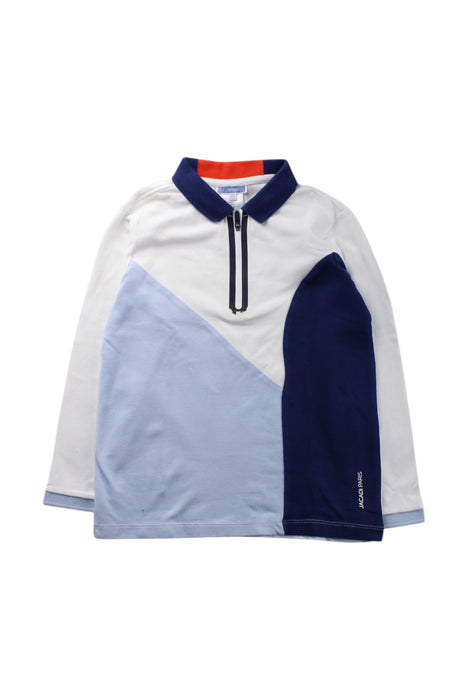 A Multicolour Long Sleeve Polos from Jacadi in size 6T for neutral. (Front View)