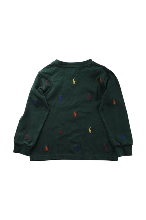 A Green Long Sleeve Tops from Polo Ralph Lauren in size 3T for neutral. (Front View)