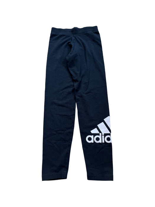 A Black Leggings from Adidas in size 12Y for girl. (Front View)