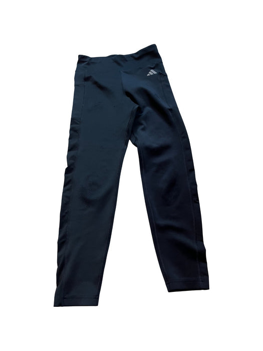 A Black Leggings from Adidas in size 11Y for girl. (Front View)