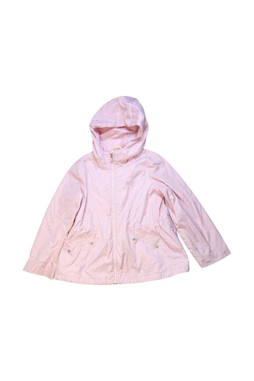 A Pink Rain Jackets from Polo Ralph Lauren in size 6T for girl. (Front View)