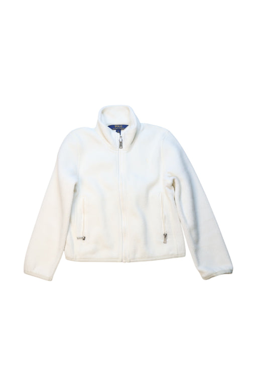 A White Lightweight Jackets from Polo Ralph Lauren in size 6T for girl. (Front View)