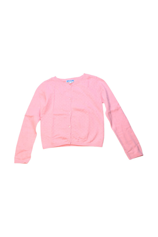 A Pink Cardigans from Jacadi in size 6T for girl. (Front View)