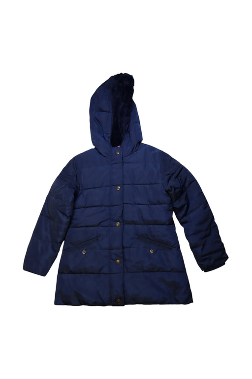 A Navy Puffer/Quilted Coats & Outerwear from Cyrillus in size 8Y for girl. (Front View)