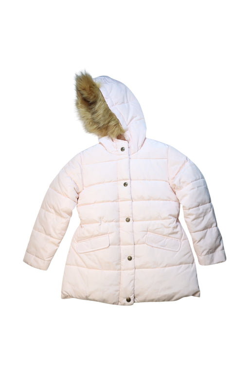 A Pink Puffer/Quilted Coats & Outerwear from Cyrillus in size 8Y for girl. (Front View)