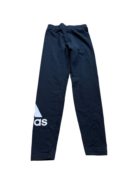 A Black Leggings from Adidas in size 12Y for girl. (Back View)