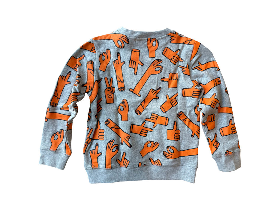 A Grey Crewneck Sweatshirts from Stella McCartney in size 6T for neutral. (Back View)
