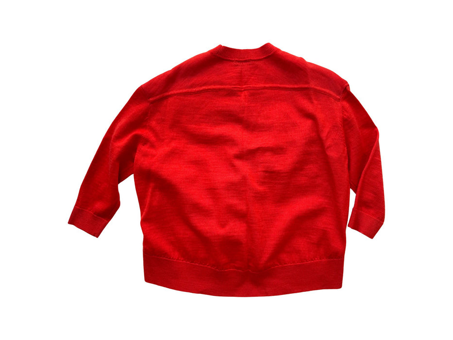 A Red Cardigans from COS in size 6T for neutral. (Back View)