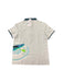 A Blue Short Sleeve Polos from Jacadi in size 10Y for boy. (Back View)