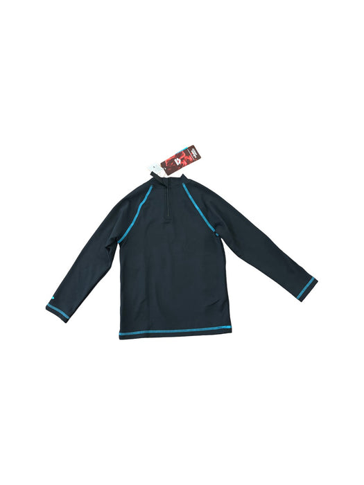 A Black Rash Guards from Arena in size 7Y for boy. (Back View)