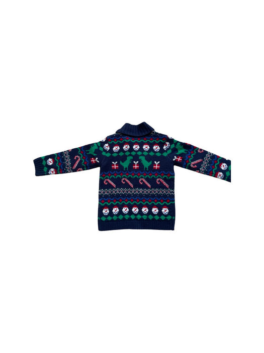 A Blue Cardigans from DPAM in size 4T for boy. (Back View)