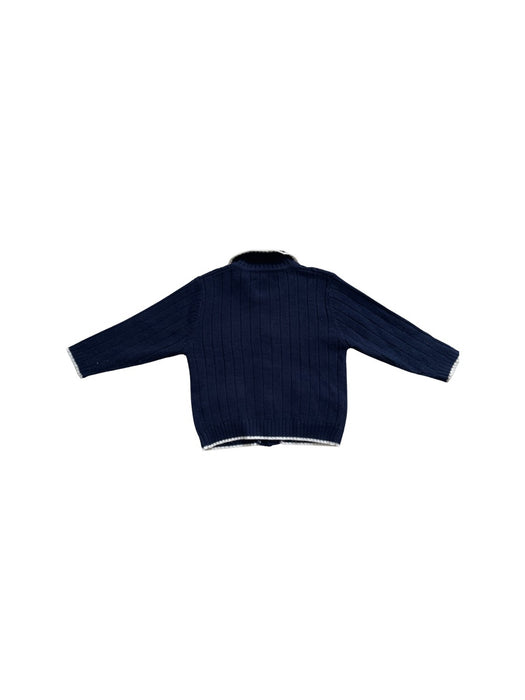 A Navy Cardigans from Chickeeduck in size 4T for neutral. (Back View)