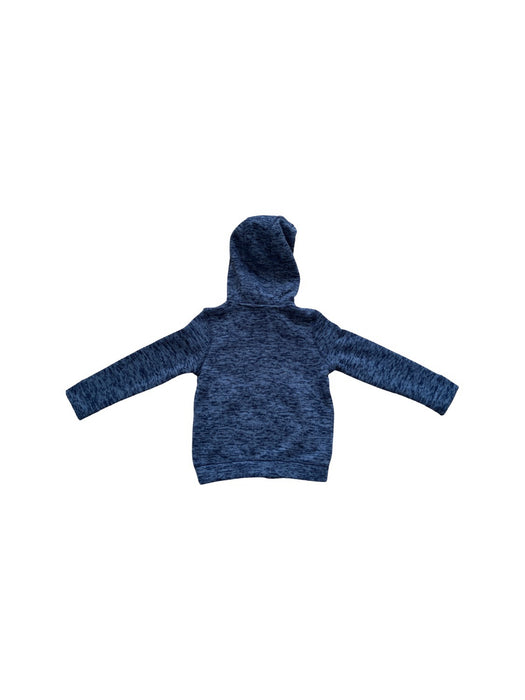 A Blue Hooded Sweatshirts from DPAM in size 5T for boy. (Back View)
