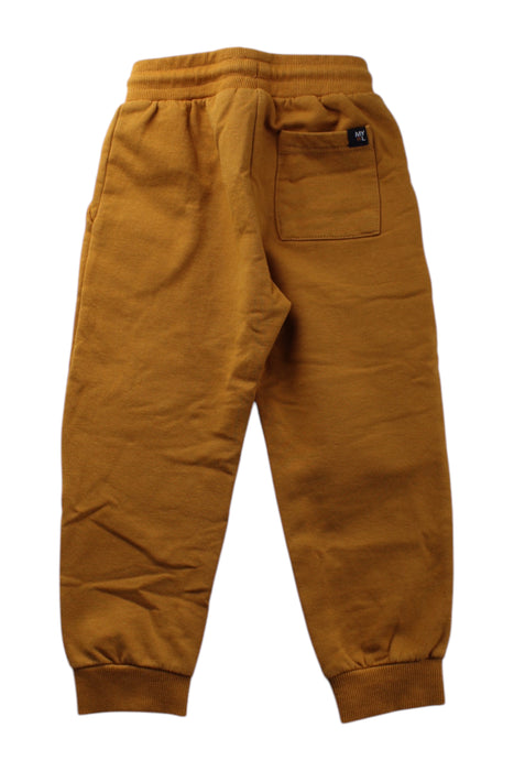 A Brown Sweatpants from Mayoral in size 3T for boy. (Back View)