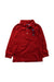 A Red Long Sleeve Polos from Mayoral in size 3T for boy. (Front View)