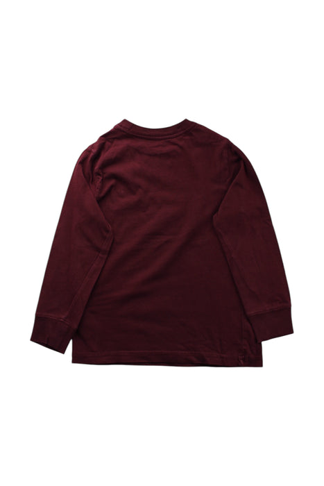 A Burgundy Long Sleeve T Shirts from Polo Ralph Lauren in size 3T for boy. (Back View)