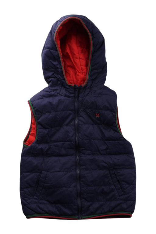 A Navy Outerwear Vests from Mayoral in size 3T for boy. (Front View)