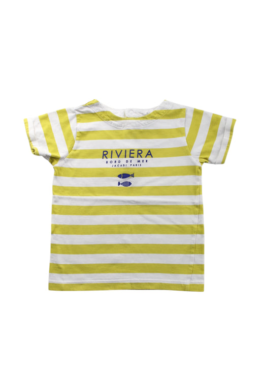 A White Short Sleeve T Shirts from Jacadi in size 3T for neutral. (Front View)