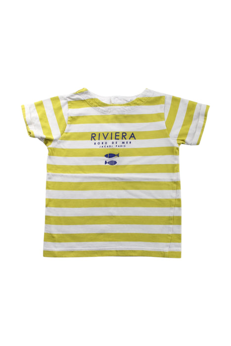 A White Short Sleeve T Shirts from Jacadi in size 3T for neutral. (Front View)