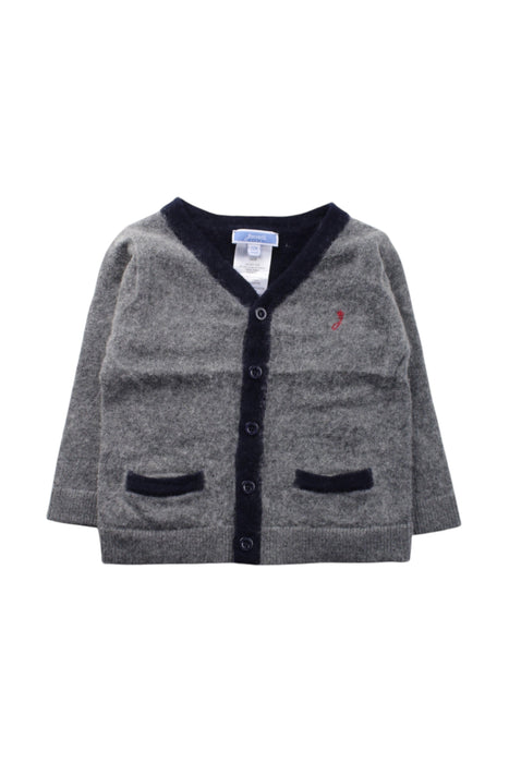 A Grey Cardigans from Jacadi in size 6-12M for neutral. (Front View)