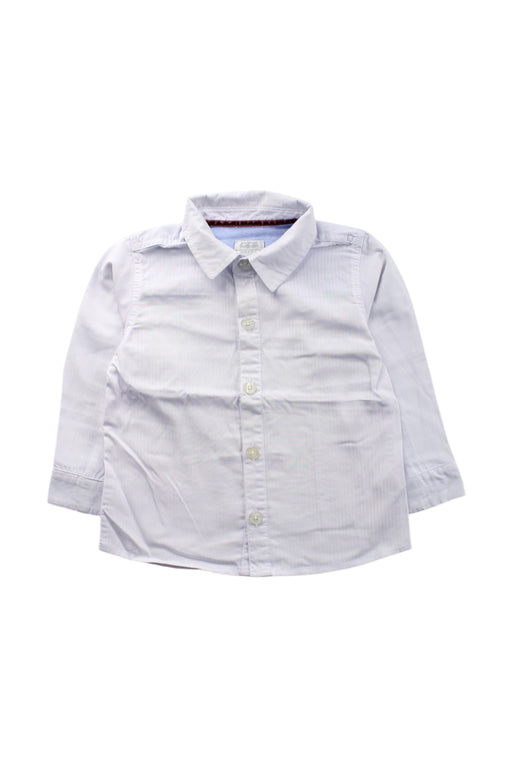 A White Long Sleeve Shirts from Mamas & Papas in size 12-18M for neutral. (Front View)