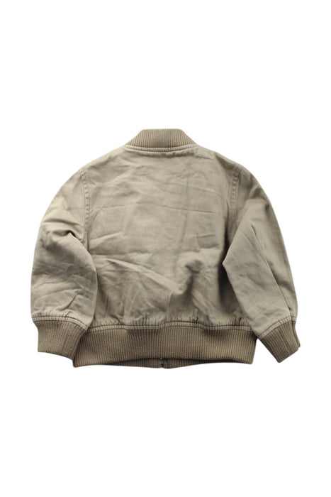 A Beige Lightweight Jackets from Chickeeduck in size 2T for neutral. (Back View)