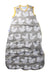A Grey Sleepsacs from The Gro Company in size 6-12M for neutral. (Front View)
